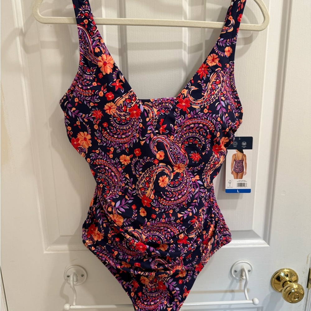 Large Lands End One-Piece Swimsuit